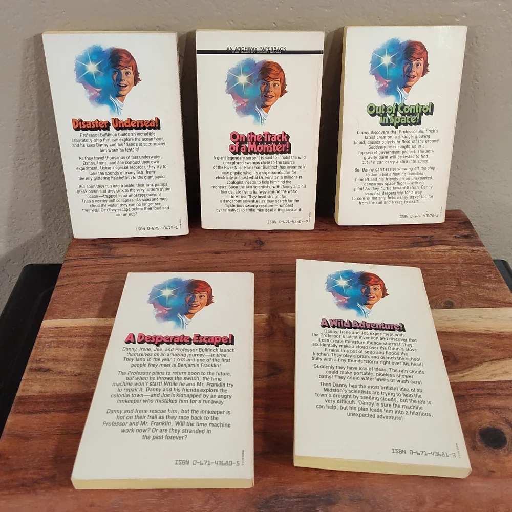 Danny Dunn #6-10 Fantastic Thrills & Fun Science Fiction Book Box Set - Picture 2 of 8